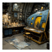 Steampunk Artist Submarine Studio Chaos