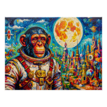 STEAMPUNK ASTRONAUT-CHIMPANZEE 2