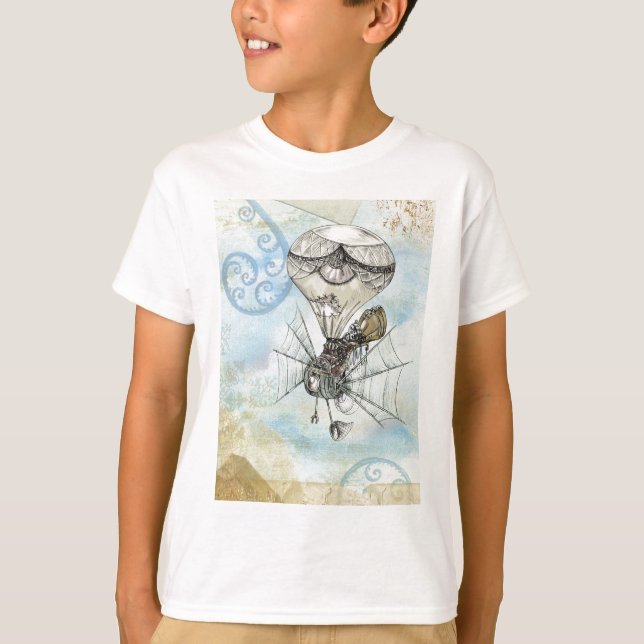steampunk balloon T-Shirt (Front)