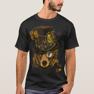Steampunk Bear  Steampunk Lovers For Women & Men  T-Shirt