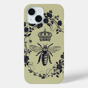 steampunk beekeeper boss lady bee queen crown iPhone 15 case