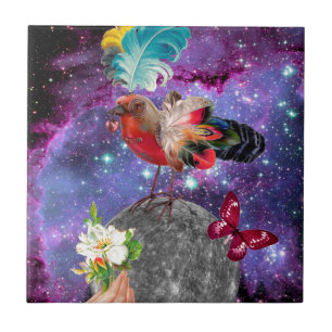 Steampunk Bird Tile