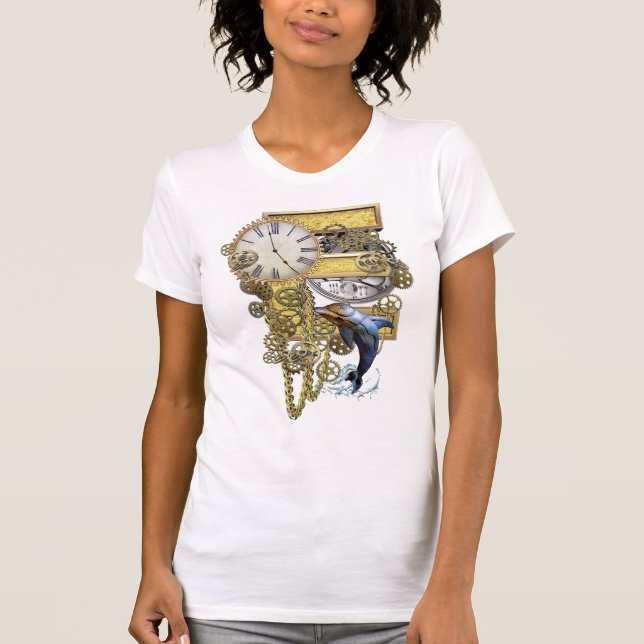 Steampunk-Birthday-Capital- letter-E shirt (Front)