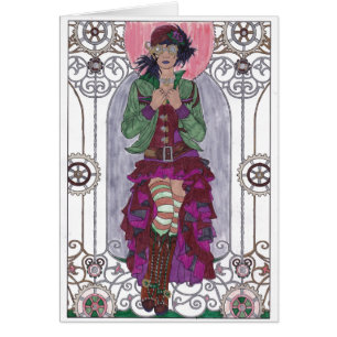 Steampunk Birthday Card - SF2