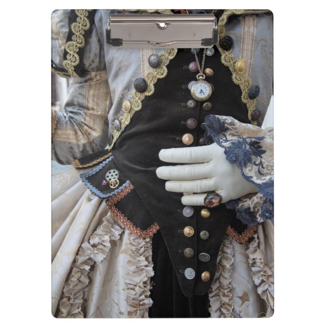 Steampunk bodice, Carnival, Venice Clipboard (Front)