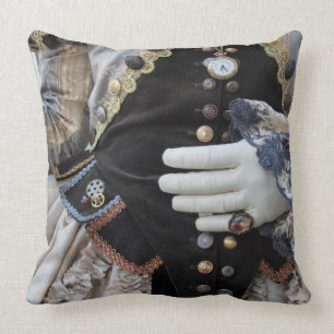 Steampunk bodice, Carnival, Venice Cushion