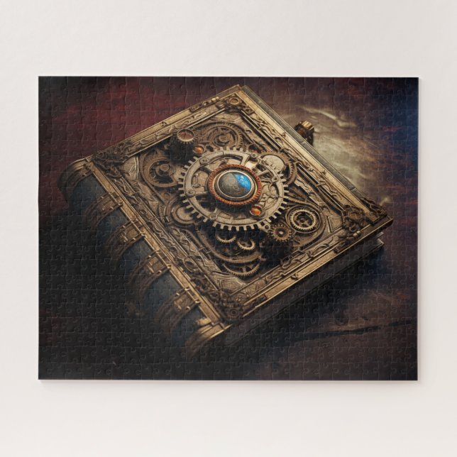Steampunk Book Jigsaw Puzzle (Horizontal)