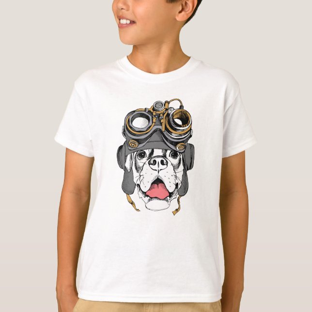 Steampunk Boxer T-Shirt (Front)