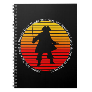 Steampunk Buccaneers Talk Like a Pirate Day Argh! Notebook