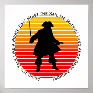 Steampunk Buccaneers Talk Like a Pirate Day Argh! Poster