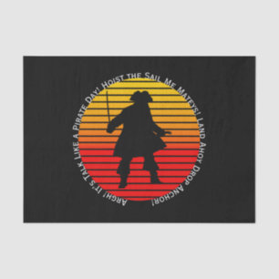 Steampunk Buccaneers Talk Like a Pirate Day Argh! Tissue Paper