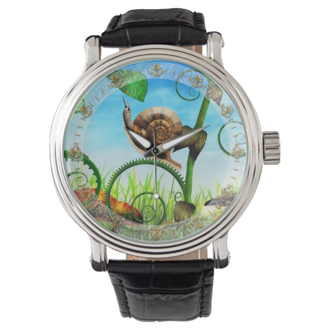 Steampunk - Bugs - Evolution take time Watch (Front)