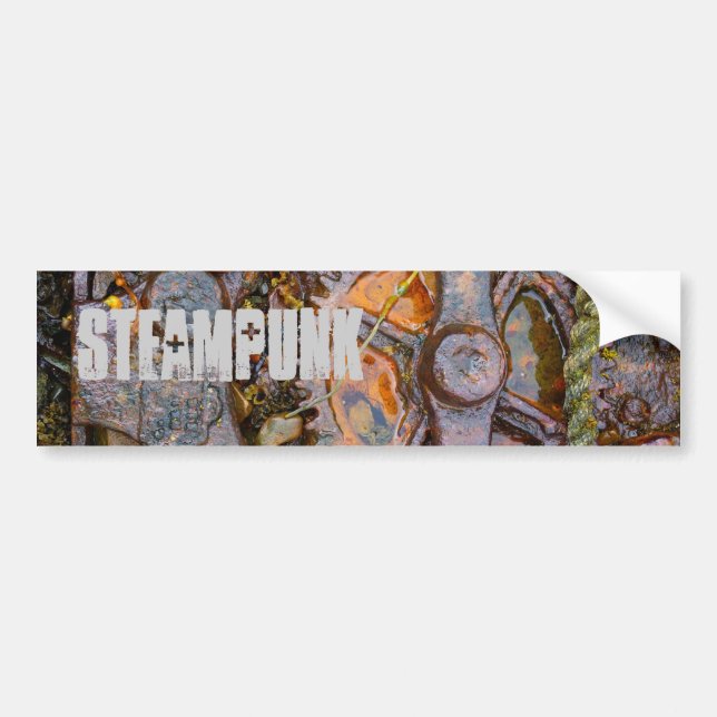 Steampunk Bumper Sticker (Front)