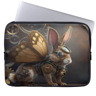 Steampunk Bunny Laptop Sleeve
