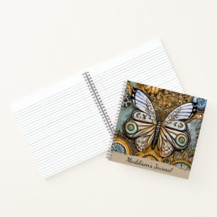 Steampunk Butterfly Notebook