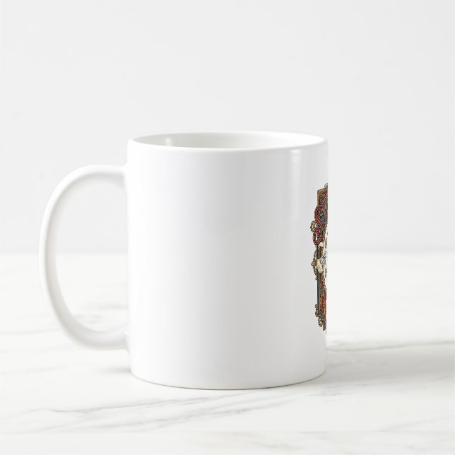 Steampunk Cat Cat Steampunk Vintage Coffee Mug (Left)