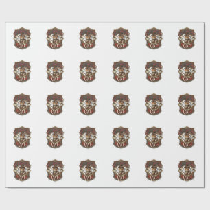 Steampunk Cat Cat Steampunk Vintage Wrapping Paper