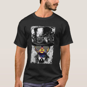 Steampunk Cat In Welding Goggles Idea For Women St T-Shirt