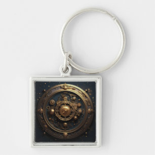 Steampunk Celestial Keychain