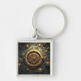 Steampunk Celestial Keychain