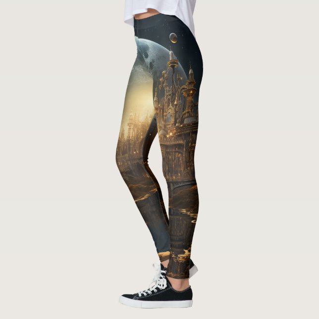 Steampunk Celestial Leggings (Left)