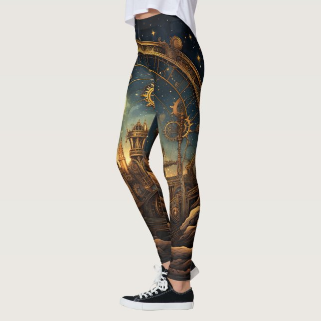 Steampunk Celestial Leggings (Left)