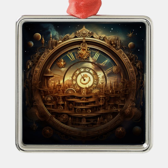 Steampunk Celestial Ornament (Front)