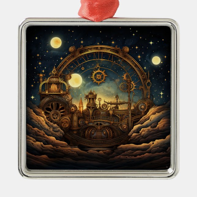 Steampunk Celestial Ornament (Front)