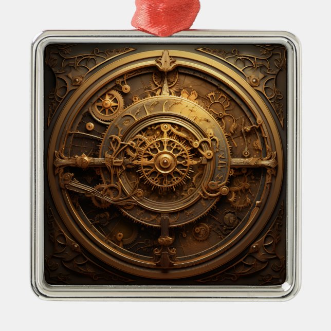 Steampunk Celestial Ornament (Front)
