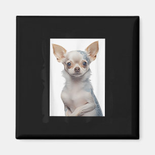 Steampunk Chihuahua Dog With Groovy Tattoos Dog Da Magnet