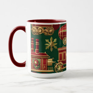 steampunk christmas ornaments coffee mug