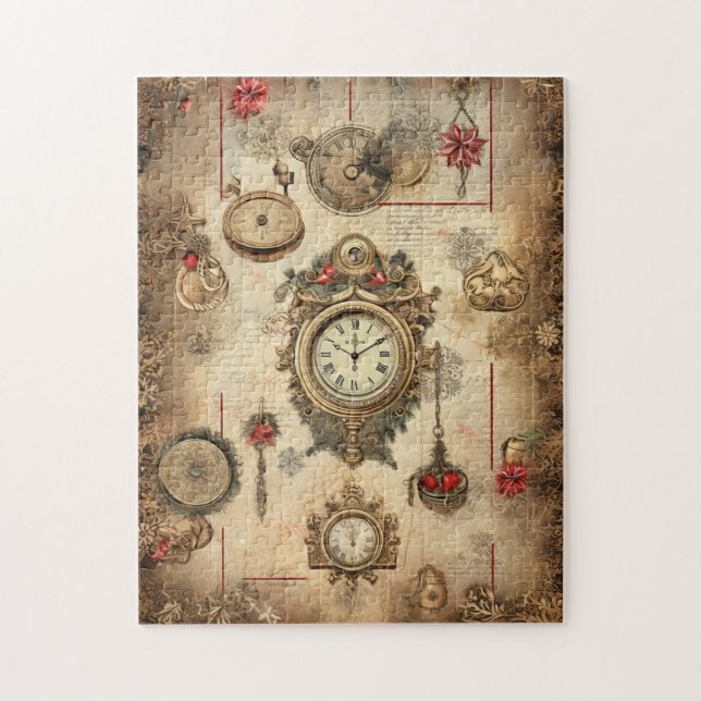 Steampunk Christmas Puzzle (Vertical)