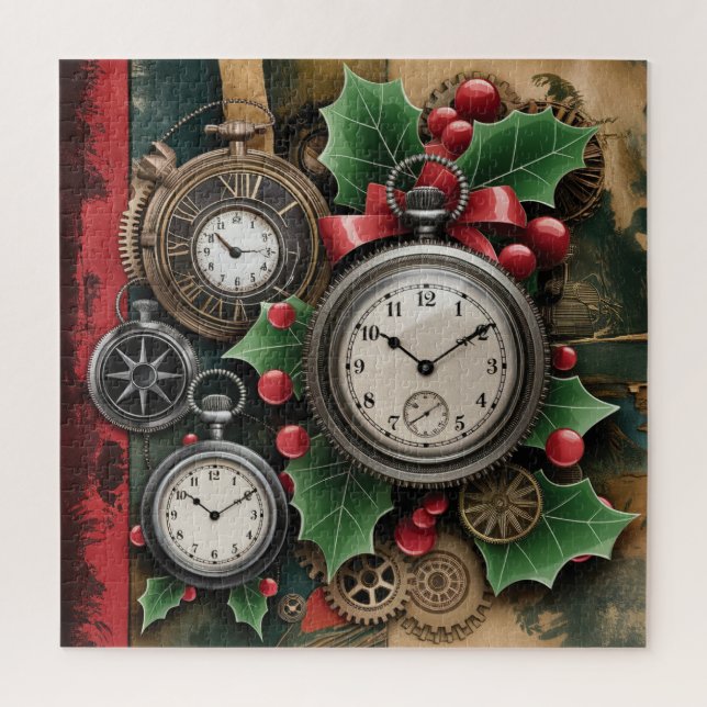 Steampunk Christmas Puzzle (Vertical)