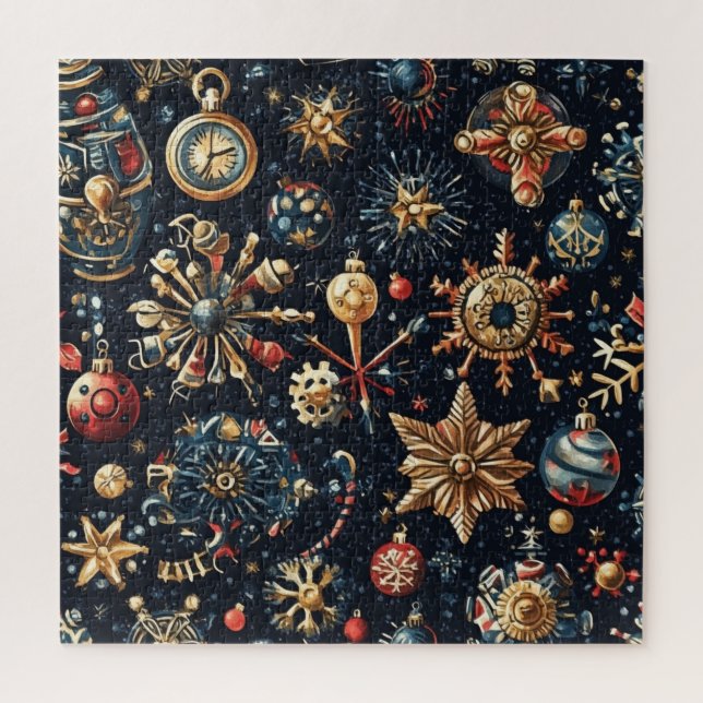 Steampunk Christmas Puzzle (Vertical)