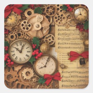 Steampunk Christmas Stickers