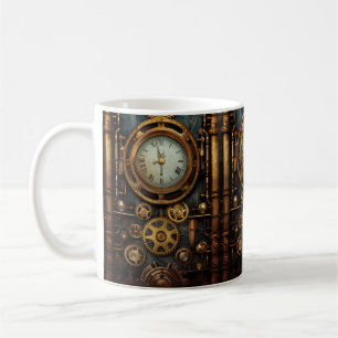 Steampunk Clock Coffee Mug