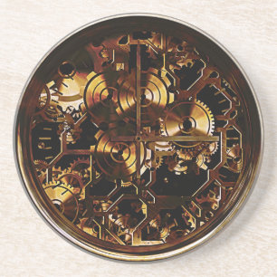 Steampunk Clock Gears Coaster