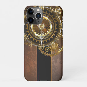 Steampunk clock with antique gears iPhone 11Pro case