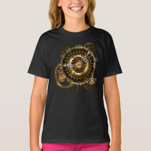 Steampunk clock with antique gears T-Shirt