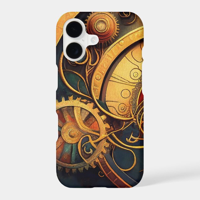 Steampunk Clockwork Abstract Design (Back)
