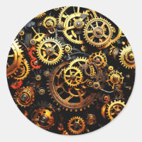Steampunk Clockwork Gears 1004