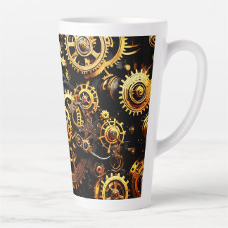 Steampunk Clockwork Gears 1004 Latte Mug
