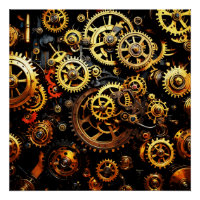 Steampunk Clockwork Gears 1004