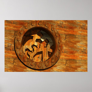 steampunk clockwork  poster