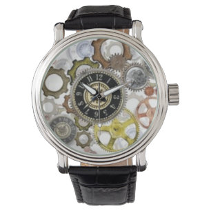 Steampunk clockwork watches