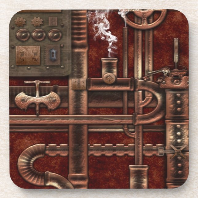 Steampunk Coaster Set (Front)