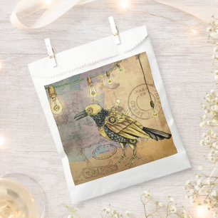 Steampunk Crow Favour Bag