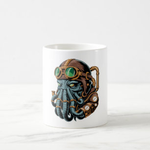 Steampunk Cthulhu monster Coffee Mug
