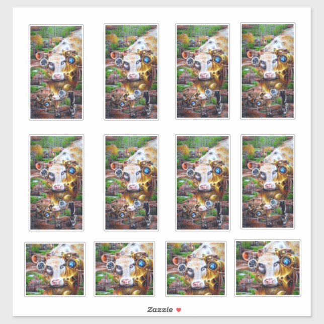Steampunk Cyber Cow (Sheet)