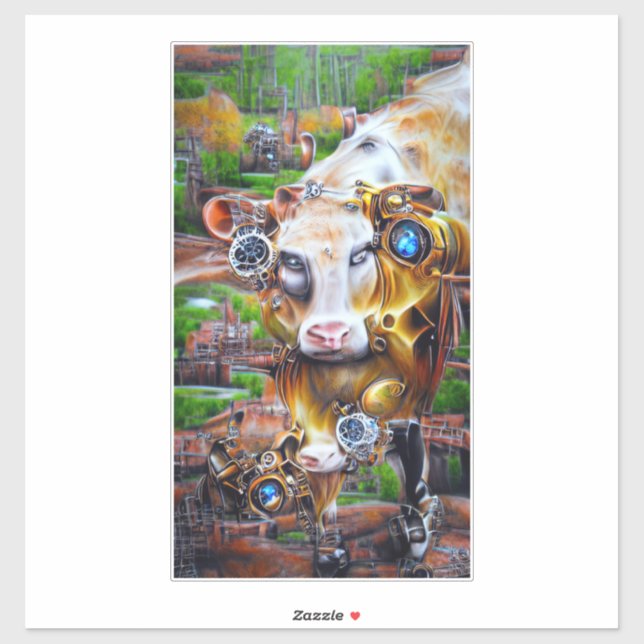 Steampunk Cyber Cow (Sheet)
